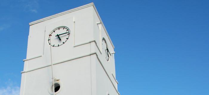 The Clock at  Willem III Tower
