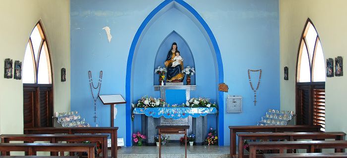 Inside Alto Vista Chapel